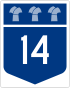 Highway 14 shield