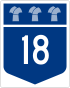 Highway 18 shield