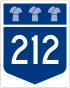 Highway 212 shield