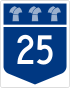 Highway 25 shield