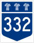 Highway 332 shield