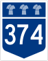 Highway 374 shield