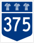 Highway 375 shield