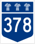 Highway 378 shield