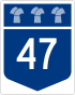 Highway 47 shield