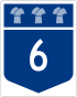 Highway 6 shield