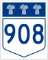 Highway 908 shield