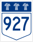 Highway 927 shield