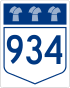 Highway 934 shield