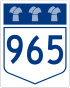 Highway 965 shield