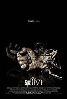 Gears and machinery form the shape of a VI. The title of the film is seen near the bottom of the poster.