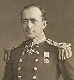 Robert Falcon Scott in full regalia: this was reproduced as a frontispiece for Scott's The Voyage of the Discovery (London 1905)