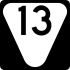 State Route 13 secondary marker