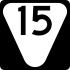 State Route 15 secondary marker