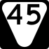 State Route 45 marker