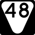 State Route 48 secondary marker