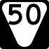 State Route 50 secondary marker