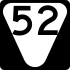 State Route 52 secondary marker