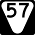 State Route 57 secondary marker