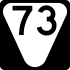 State Route 73 secondary marker