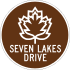 Seven Lakes Drive marker