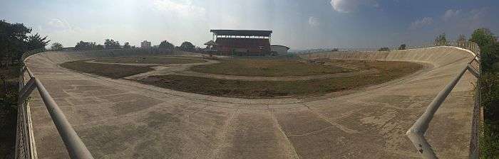 Panoramic picture of the velodrome (December 2015)
