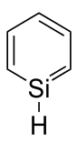 Structural formula of silabenzene