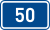 Slovak route 50 shield