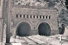 Southern portal of the Simplon Tunnel.