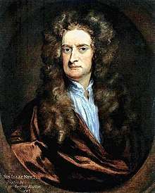 Portrait of Isaac Newton from 1702