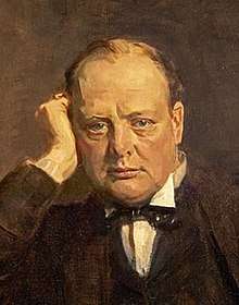Portrait of Winston Churchill circa 1920