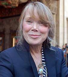 Photo of Sissy Spacek receiving a star on the Hollywood Walk of Fame on August 1, 2011.