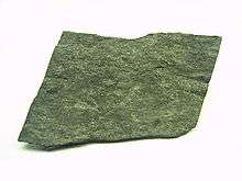 A slab of slate