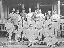 Somerset County Cricket Club team in 1892