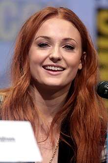 Sophie Turner at the San Diego Comic-Con in 2017