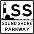 Sound Shore Parkway marker