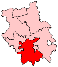 A medium constituency in the south of the county.