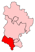 A medium constituency in the southwest of the county.