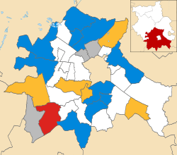 Results by ward of the 2016 local election in South Cambridgeshire