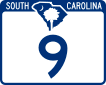 South Carolina route marker
