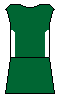 A green skirted uniform