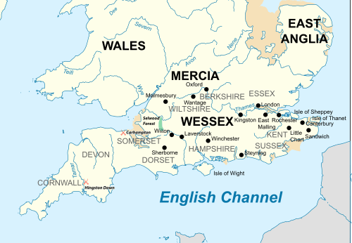 Southern British Isles 9th century