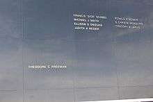 Space Mirror Memorial for Theodore Freeman, Space Shuttle Challenger