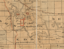 1892 Map of Spirit Lake Reservation