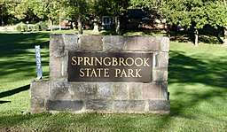 Springbrook State Park, Civilian Conservation Corps Area