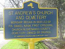 St. Andrews Church and cemetery, New Berlin, NY.