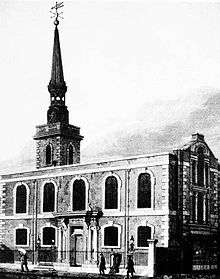 A picture of St James's Church, Piccadilly, taken in 1814