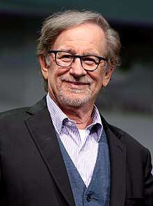 Steven Spielberg at the San Diego Comic-Con in 2017.