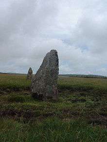 Two stones belonging to the stone circles