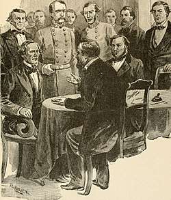 Last Meeting of the Confederate Cabinet in Washington, Georgia.